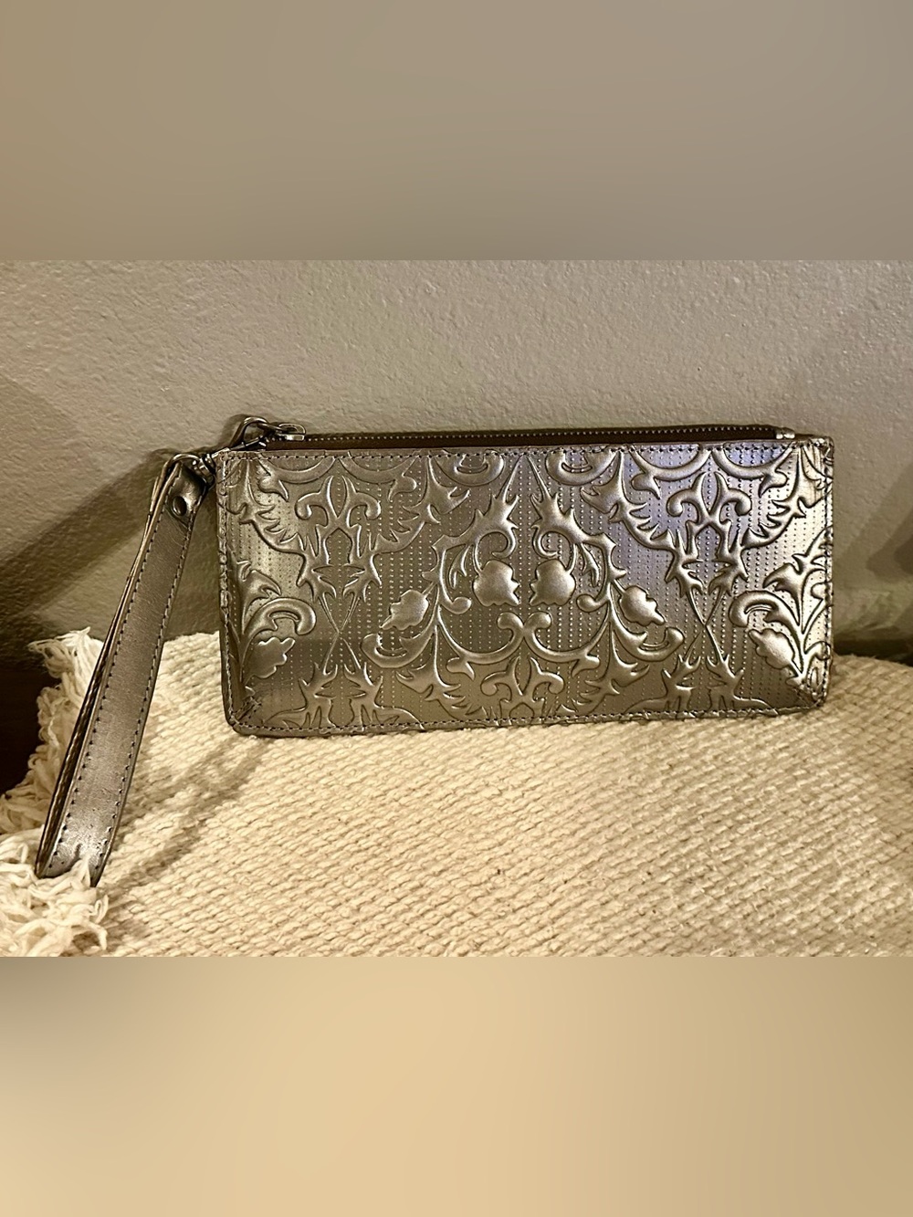 Patricia Nash Metallic Clutch